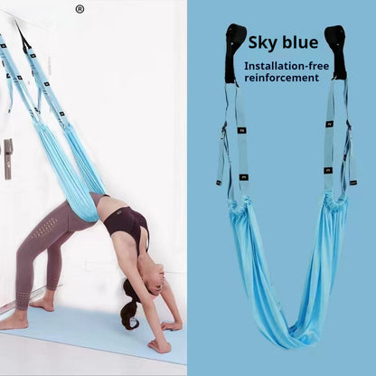 Adjustable Aerial Yoga Strap – Premium Stretching &amp; Flexibility Trainer